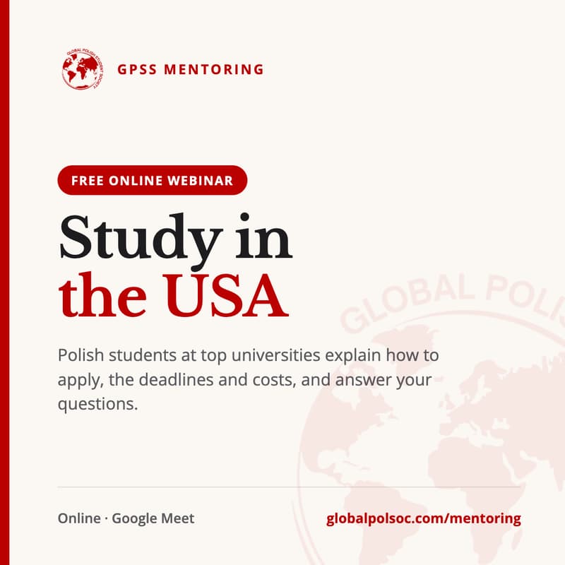 Cover Image for Studia w Stanach Zjednoczonych – Webinar GPSS