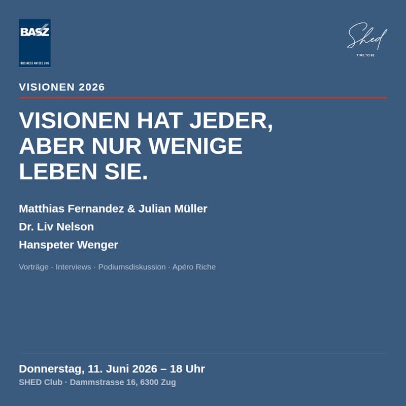 Cover Image for VISIONEN HAT JEDER, ABER NUR WENIGE LEBEN SIE.