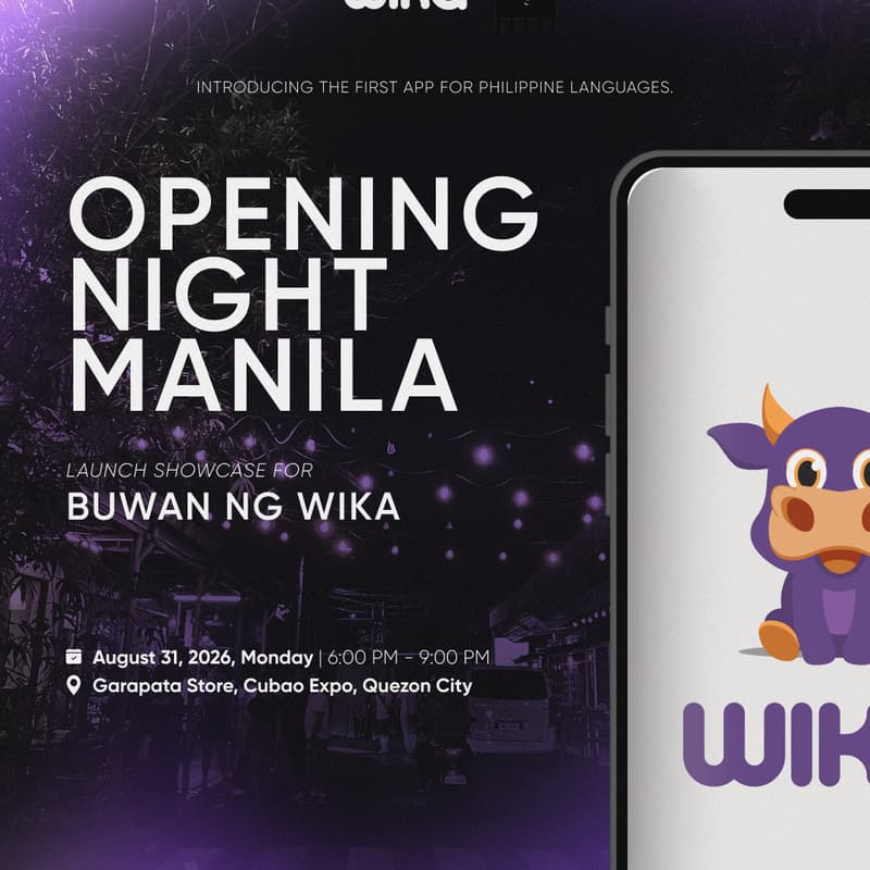 Cover Image for Opening Night Manila: A Launch Showcase for Buwan ng Wika