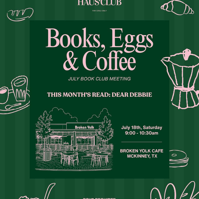 Cover Image for Books, Eggs & Coffee — July Book Club Meeting