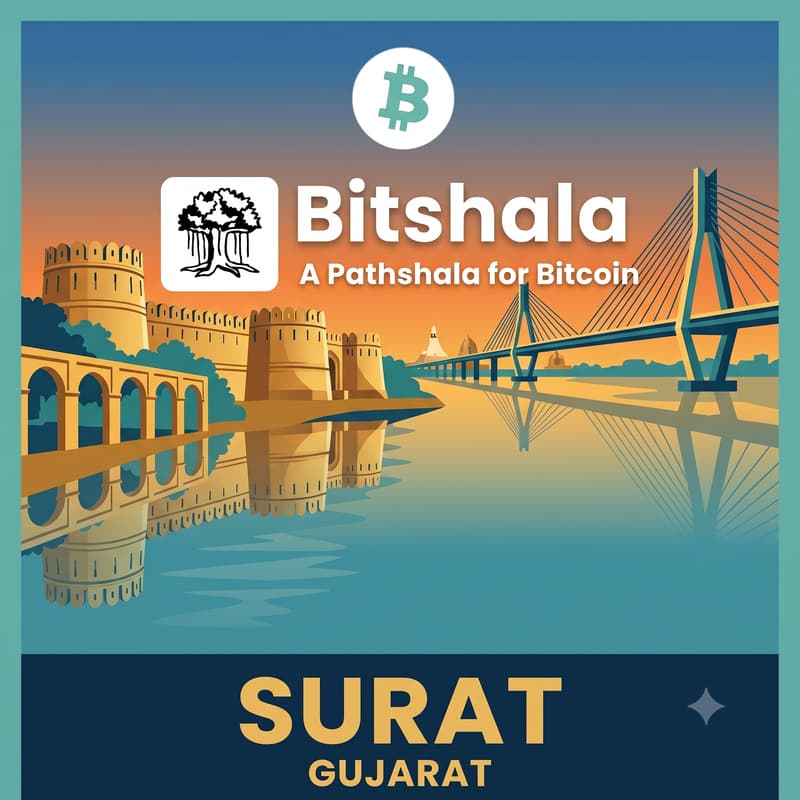 Cover Image for Bitshala Meetup: Decoding Bitcoin in Surat, Gujarat