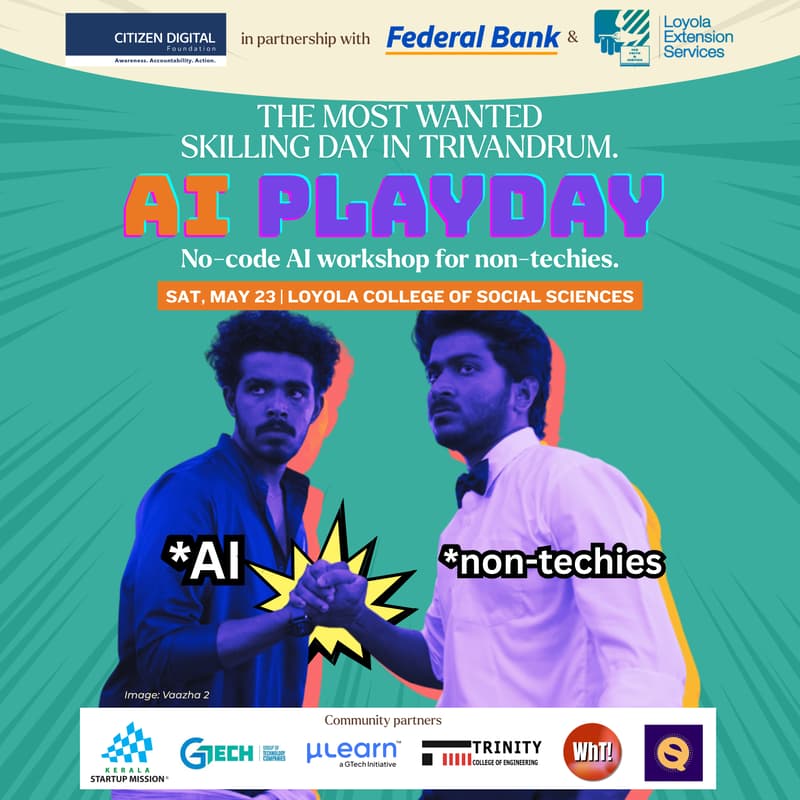 Cover Image for YDF Kria AI Playday by Citizen Digital Foundation
