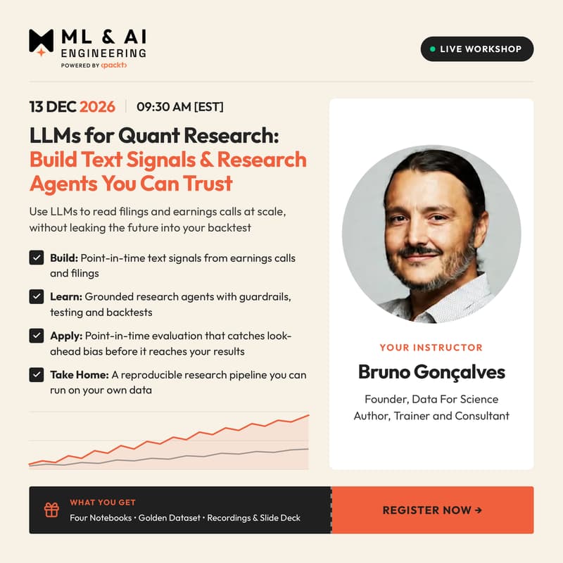 Cover Image for LLMs for Quant Research: Build Text Signals & Research Agents You Can Trust