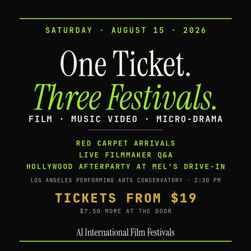 Cover Image for AI International Micro-Drama, FIlm & Music Video Festivals