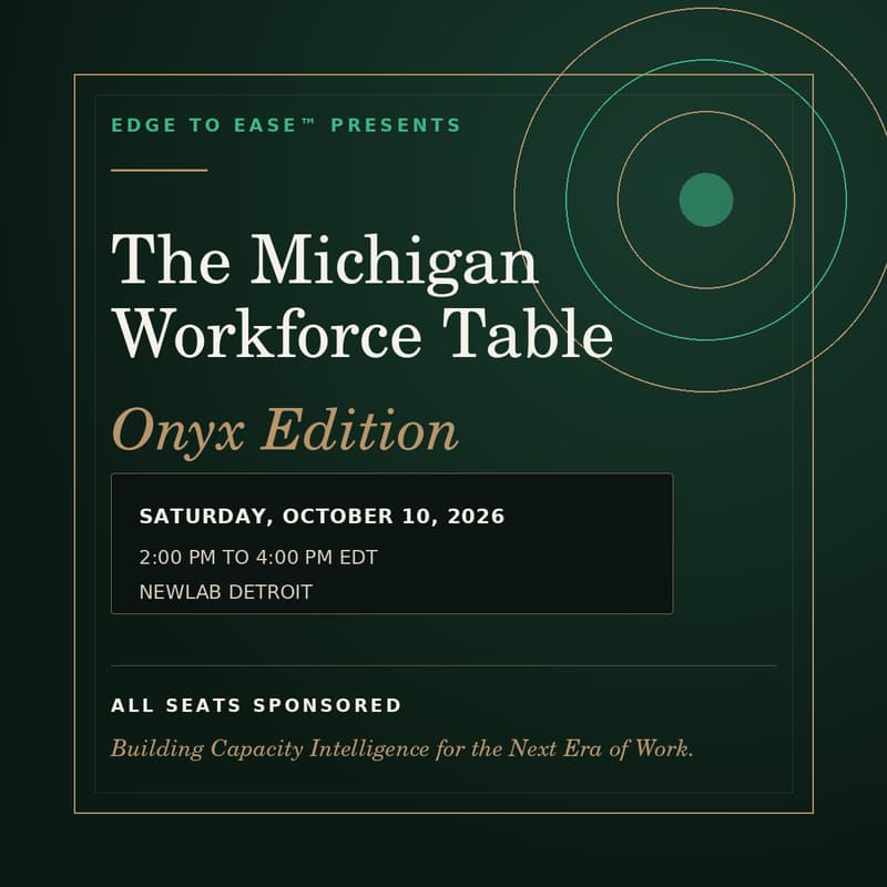 Cover Image for The Michigan Workforce Table, Onyx Edition