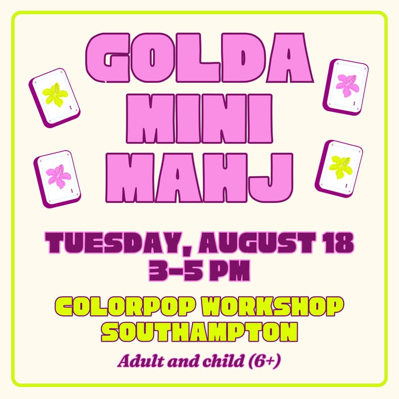 Cover Image for Mini Mahj in Southampton Aug. 18