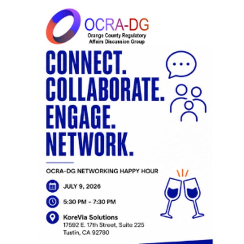 Cover Image for OCRA-DG NETWORKING HAPPY HOUR, JULY 9TH, 2026