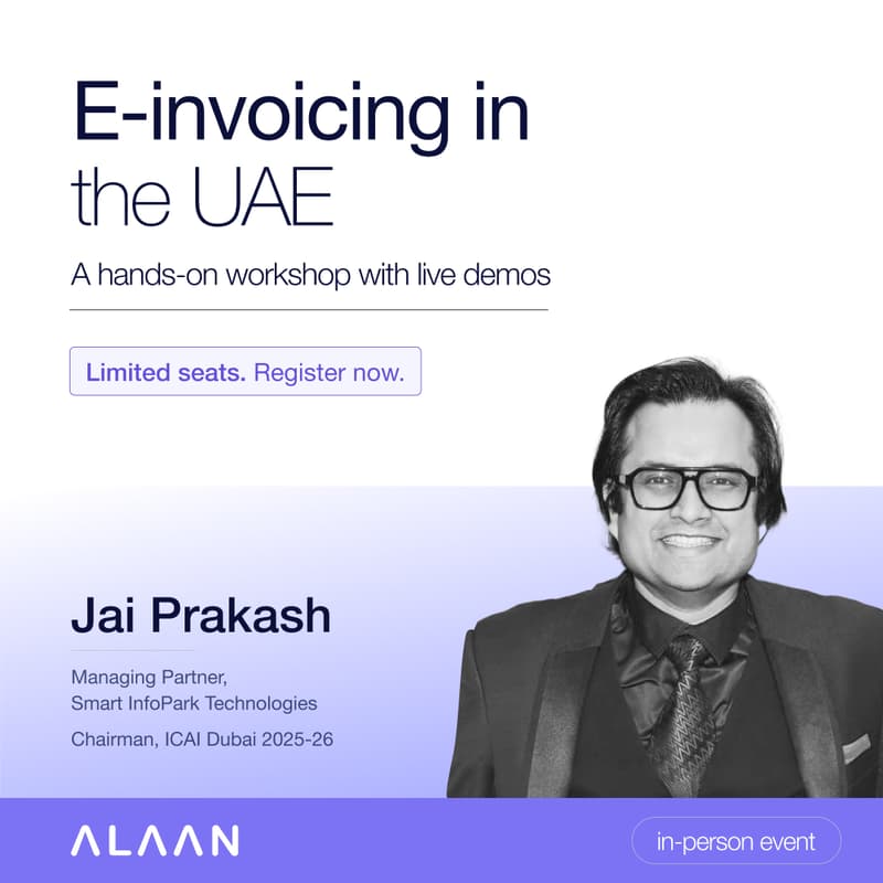 Cover Image for E-invoicing in the UAE: A hands-on workshop with live demos