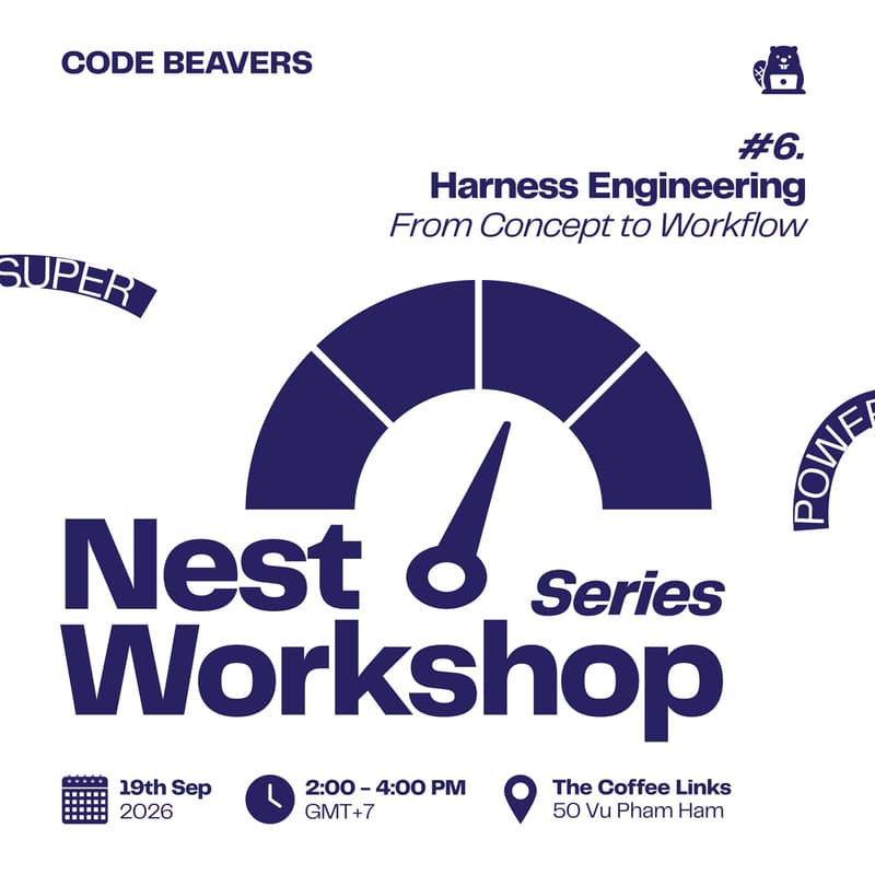 Cover Image for ⭐Code Beavers Workshop: Harness Engineering From Concept to Workflow