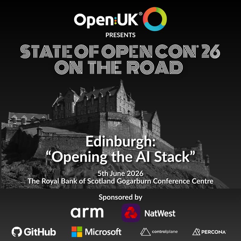 Cover Image for State of Open Con 26 On The Road, Edinburgh: Opening the AI Stack