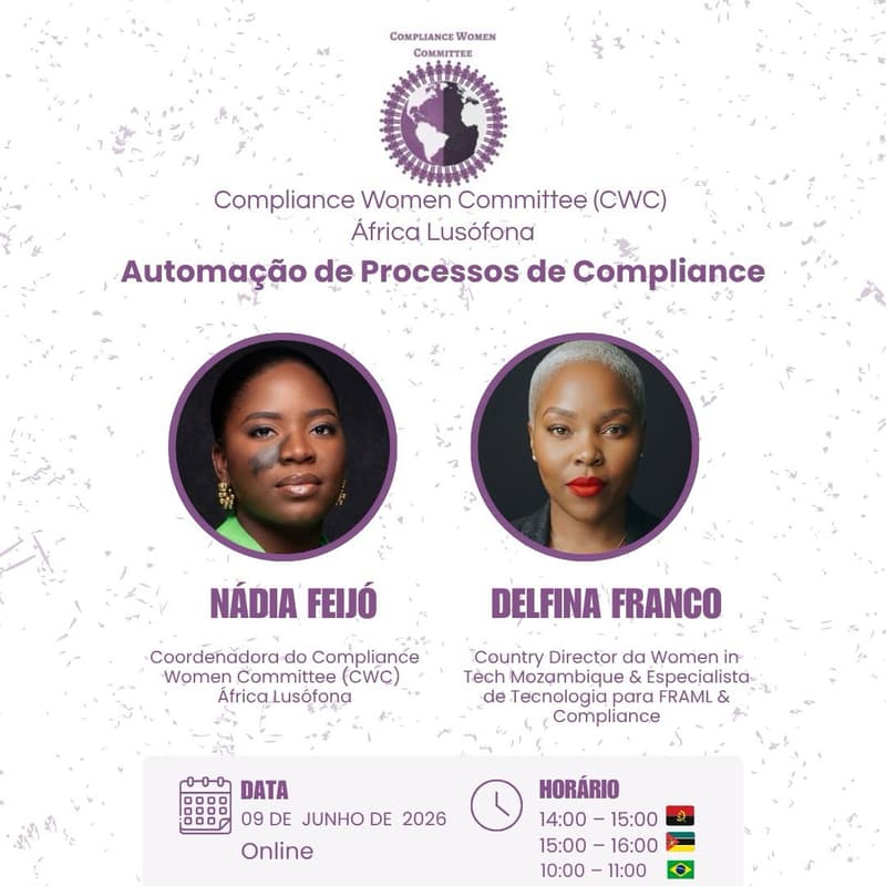 Cover Image for Compliance Women Committee (CWC) África Lusófona apresenta: Automação de Processos de Compliance