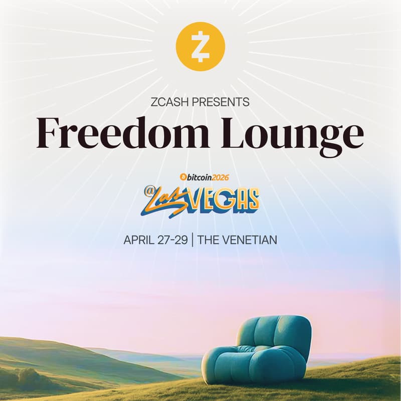 Cover Image for Freedom Lounge presented by Zcash