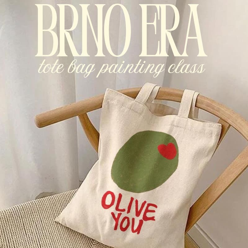 Cover Image for brno era studio: tote bag painting