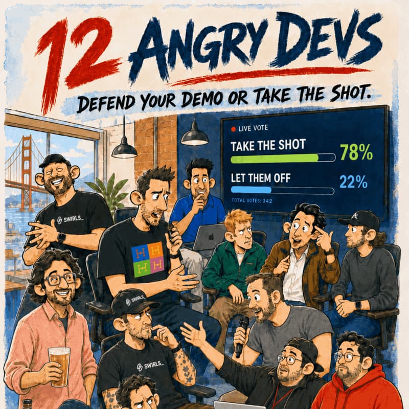 Cover Image for 12 Angry Devs