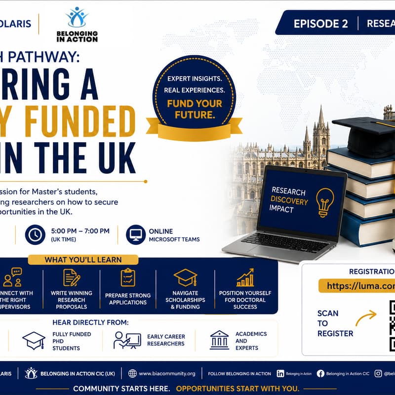 Cover Image for Research Pathway: Securing a Fully Funded PhD in the UK