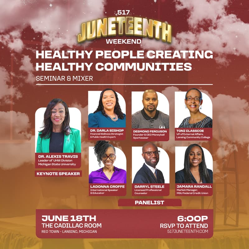 Cover Image for 517 Juneteenth Seminar: Healthy People Creating Healthy Communities