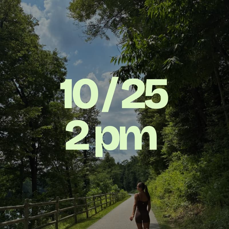 Cover Image for SWEAT & SOCIAL × TBD: Sunday (power) walk & social time 🍂