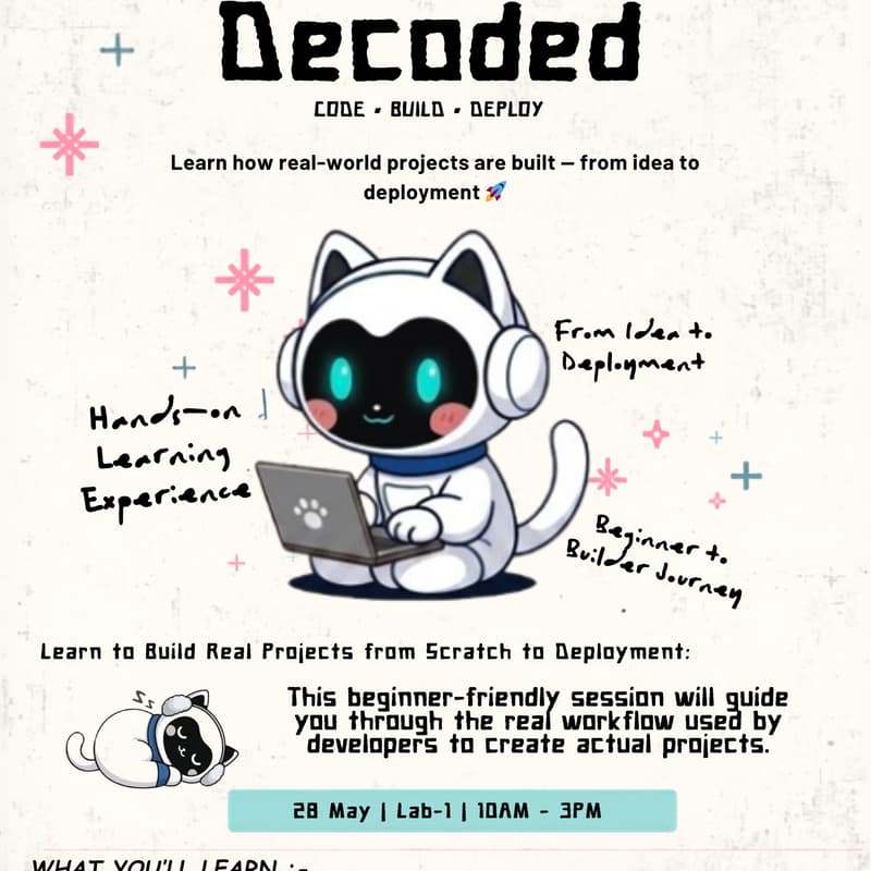 Hackathon Decoded – Your First Step Into the Hackathon World! · Luma