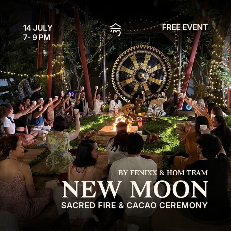 Cover Image for FREE Sacred Fire & Cacao Ceremony
