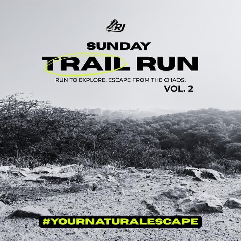 Cover Image for Sunday Trail Run 2.0 🍃 | Sanjay Van– 5K 🏃‍♂️🌿✨