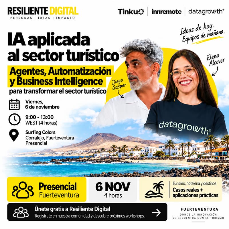 Cover Image for Taller en Fuerteventura: IA aplicada al sector turístico