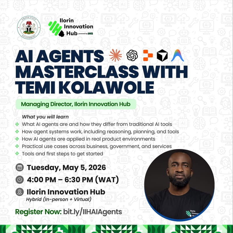 Cover Image for AI Agents Masterclass with Temi Kolawole