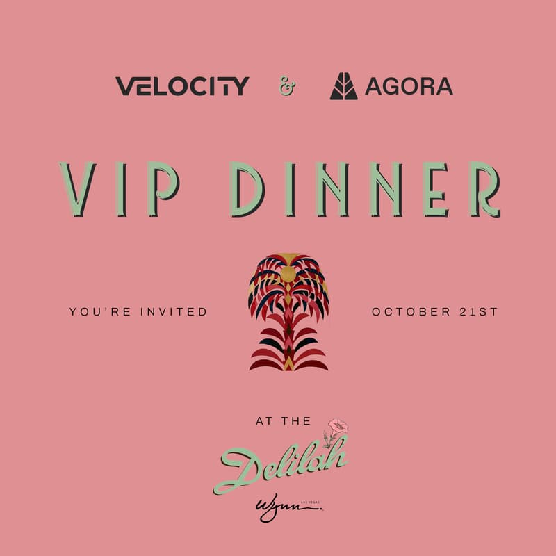 Cover Image for Treasury on Digital Rails: A VIP Dinner with Velocity & Agora