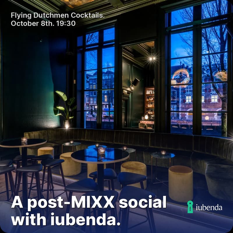 Cover Image for A post-MIXX social with iubenda