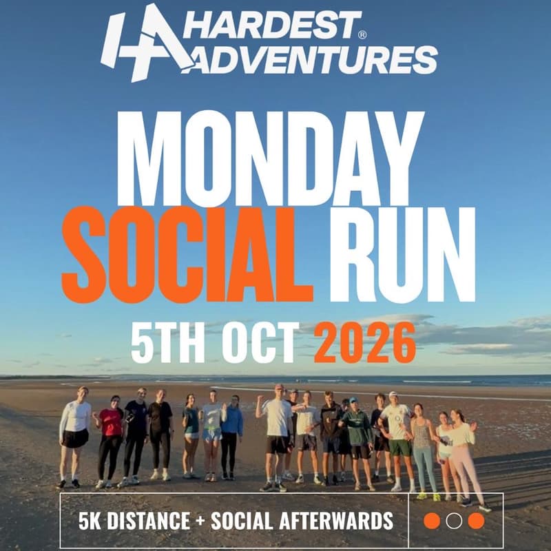 Cover Image for Round 2! St Andrews Run Club | Monday 5 October | Hardest Adventures