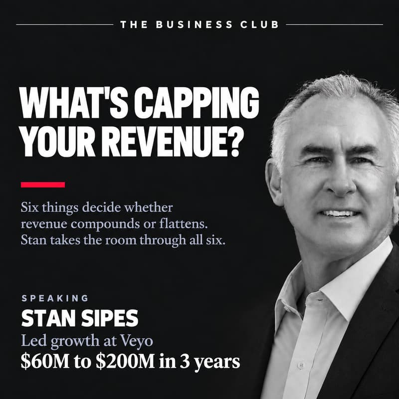Cover Image for The Business Club September Gathering: What's Capping Your Revenue