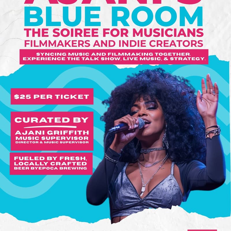 Cover Image for Ajani's Blue Room: The Soiree That Syncs Music And Filmmaking Together