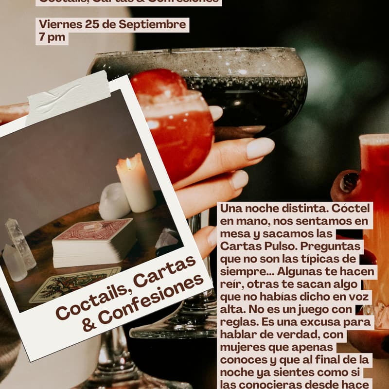 Cover Image for Coctails, Cartas & Confesiones