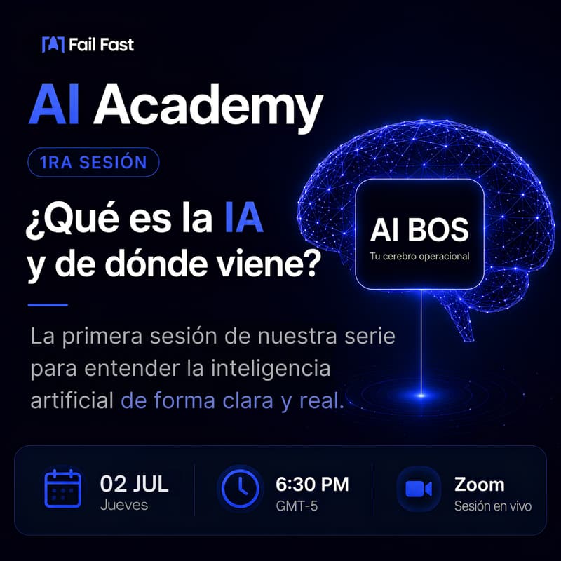 Cover Image for Fail Fast Academy - 1ra Sesión