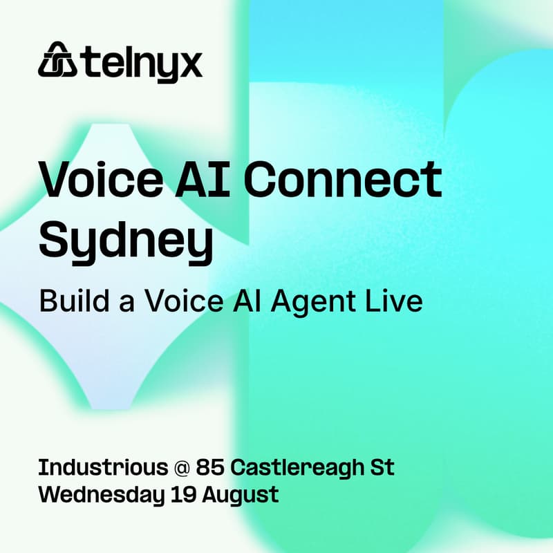 Cover Image for Voice Connect Sydney: Build a Voice AI Agent Live