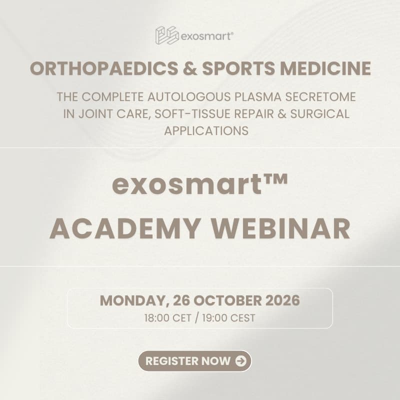 Cover Image for exosmart™ in Orthopaedics and Sports Medicine
