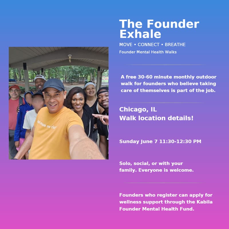 Cover Image for The Founder Exhale - Chicago, IL