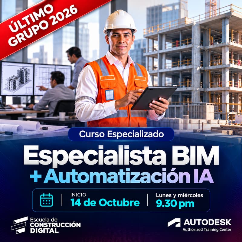 Cover Image for Especialista BIM + Automatización IA - S01