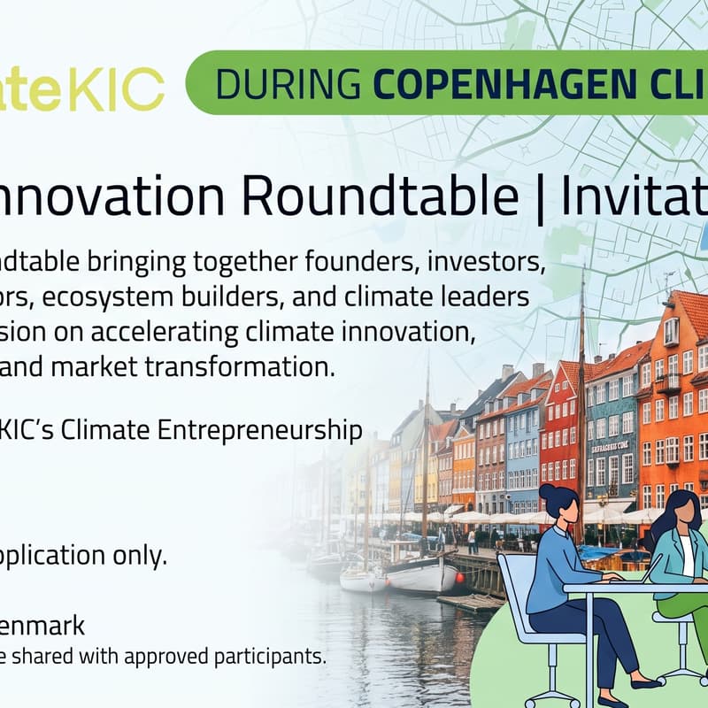 Cover Image for Climate Innovation Roundtable | Invitation Only