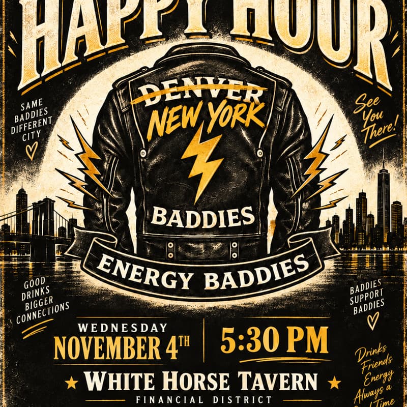 Cover Image for Happy Hour New York Energy Baddies