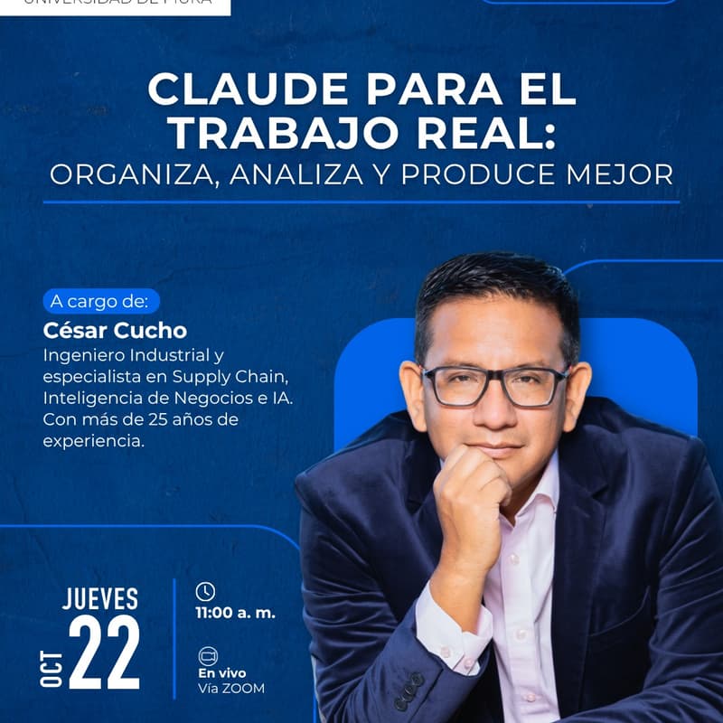 Cover Image for Claude para el trabajo real: organiza, analiza y produce mejor