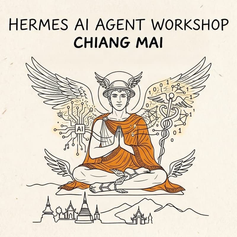 Cover Image for Hermes AI Agent Workshop - Chiang Mai