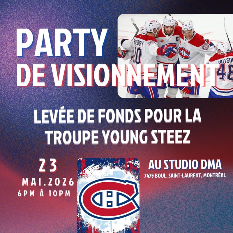 Cover Image for Party de visionnement – Levée de fonds pour la troupe Young Steez