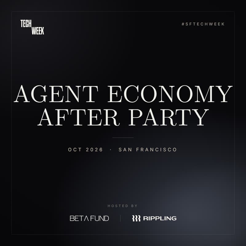 Cover Image for Agent Economy After Party- #SFTechWeek