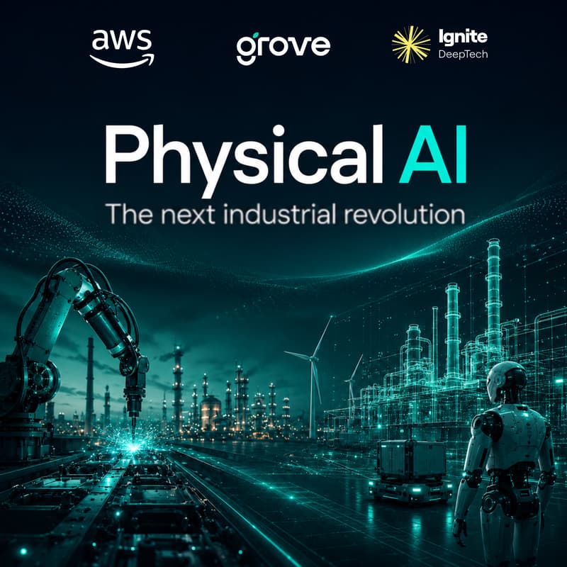 Cover Image for Physical AI: The Next Industrial Revolution | AWS x Grove Ventures