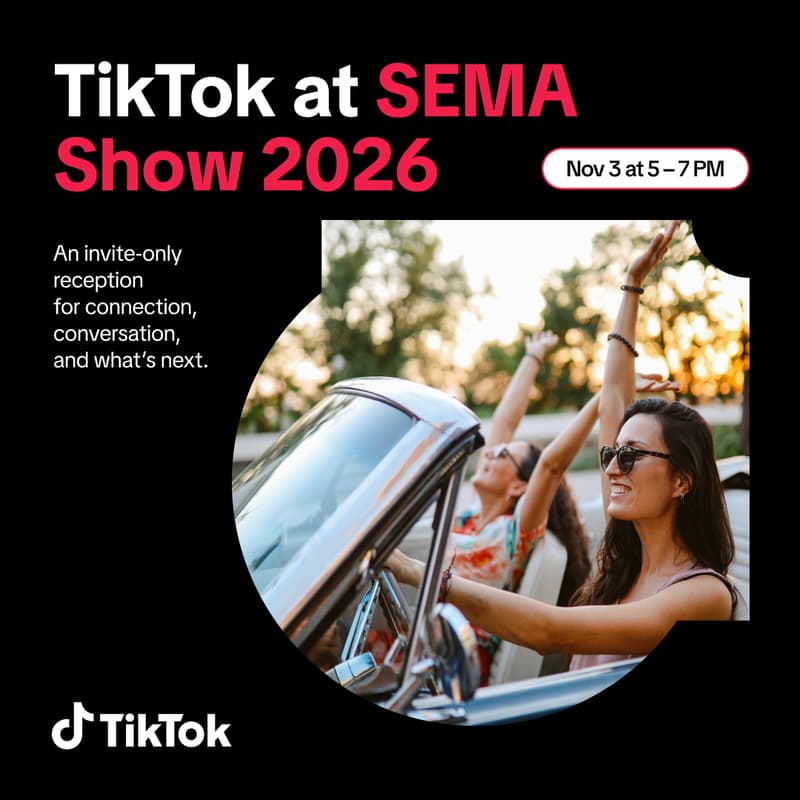 Cover Image for TikTok at SEMA Show 2026