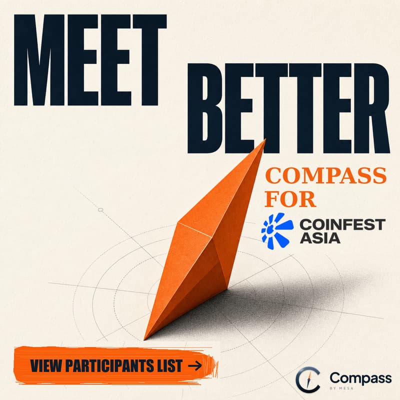 Cover Image for Compass for Coinfest Asia 2026 - Founders, Decision Makers, and Investors Available