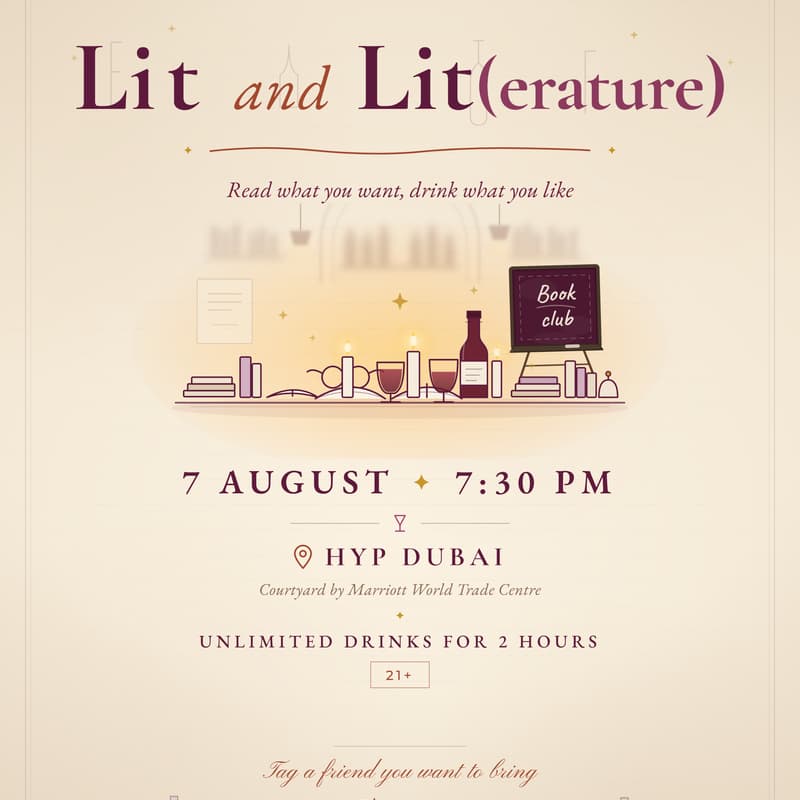 Cover Image for LIIT & Lit(erature) 🍷📚✨