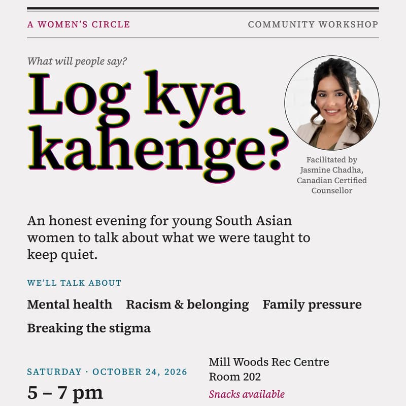 Cover Image for Log Kya Kahengey? (South Asian Women Circle)
