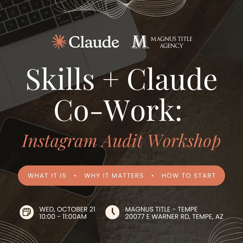 Cover Image for Skills + Claude Co Work: IG Audit Workshop