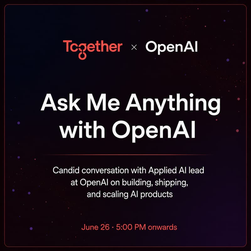 Cover Image for OpenAI × Together: Building at the AI Frontier